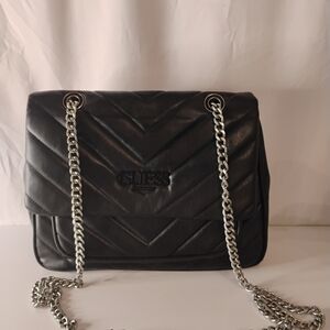 GUESS Los Angeles Quilted/Chain Purse
